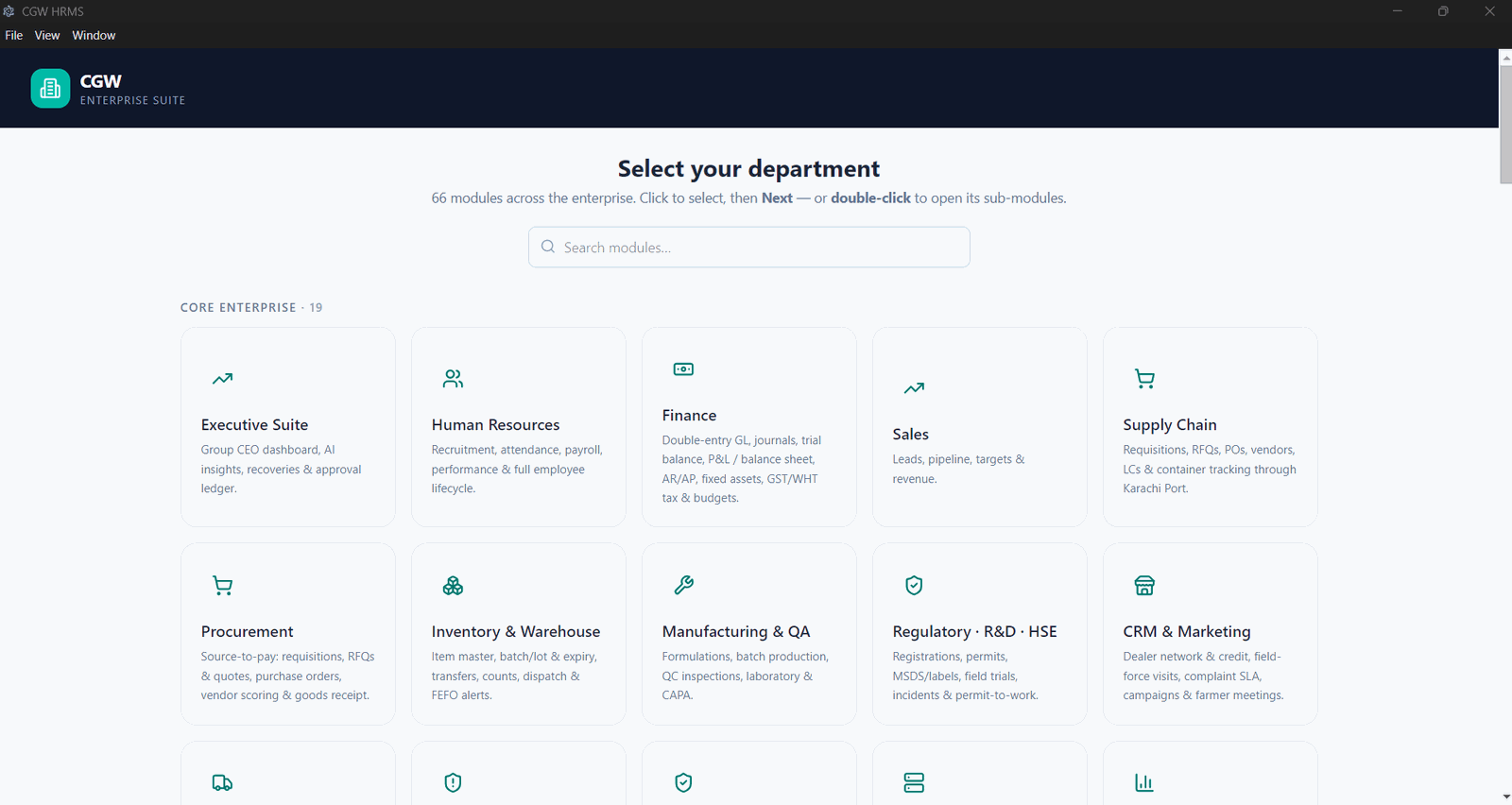 CGW Enterprise Suite