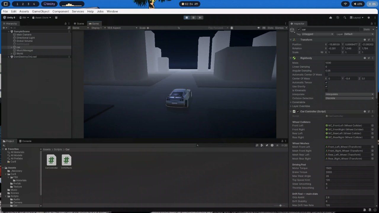 Unity Drift Racer